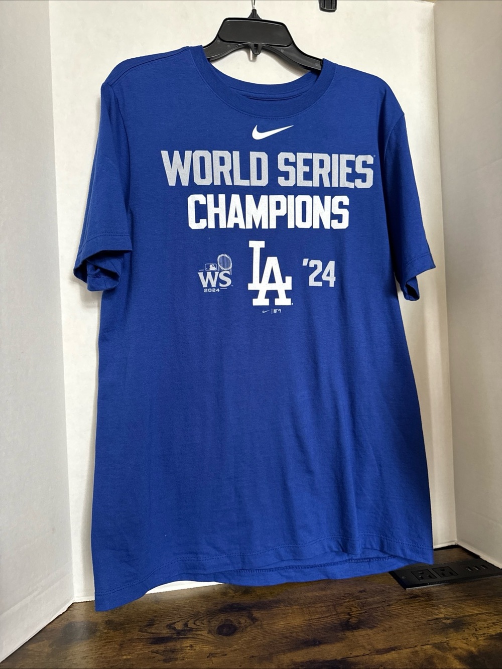 Nike Men’s Los Angeles Dodgers 2024 World Series T-shirt - Blue - NWOT Medium
